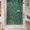 Brushed Stainless, variant on Seawin Diamond Sliding Shower Door 44 - 48 in. W x 76 in. H Satin Gold Hardware 3/8 inch (10 mm) Thick Clear Glass Satin Gold