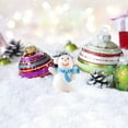 thumbnail image 2 of EUDIDV Xmas Decoration Ornaments Christmas Miniature Statue, Mini Resin Christmas Snowman Decoration DIY Christmas Decoration Christmas Figurines, 2 of 3