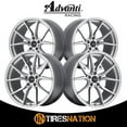 thumbnail image 3 of 20x8.5 Advanti Racing 80S Hybris Silver W/Machined Face Wheel 5x120 (37mm), 3 of 5