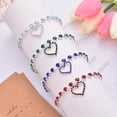 thumbnail image 4 of NIBOLOG Pet Necklace Exquisite Attractive Pet Dog Cat Rhinestones Heart Pendant Collar Pet Supplies, 4 of 7