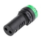 thumbnail image 3 of 22mm 12V DC Green LED Flashing Buzzer Panel Indicator Light, 3 of 5