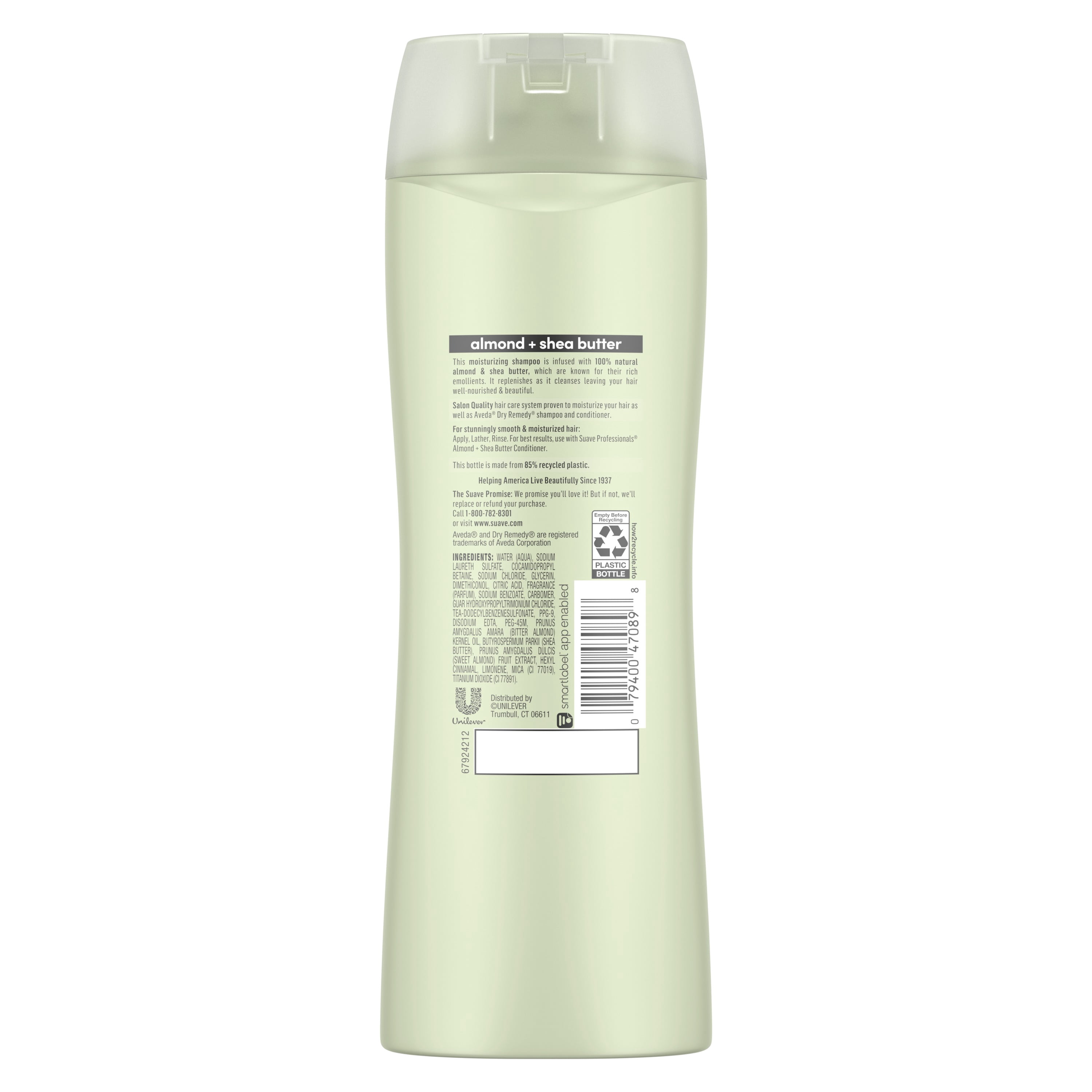 Suave Professionals Moisturizing Nourishing Daily Shampoo with Almond & Shea Butter, 15 fl oz