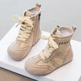 thumbnail image 5 of gcong Girls Ankle Boots Lightweight Non-slip desert Boots Military shoes Kid's hiking shoes, 5 of 7
