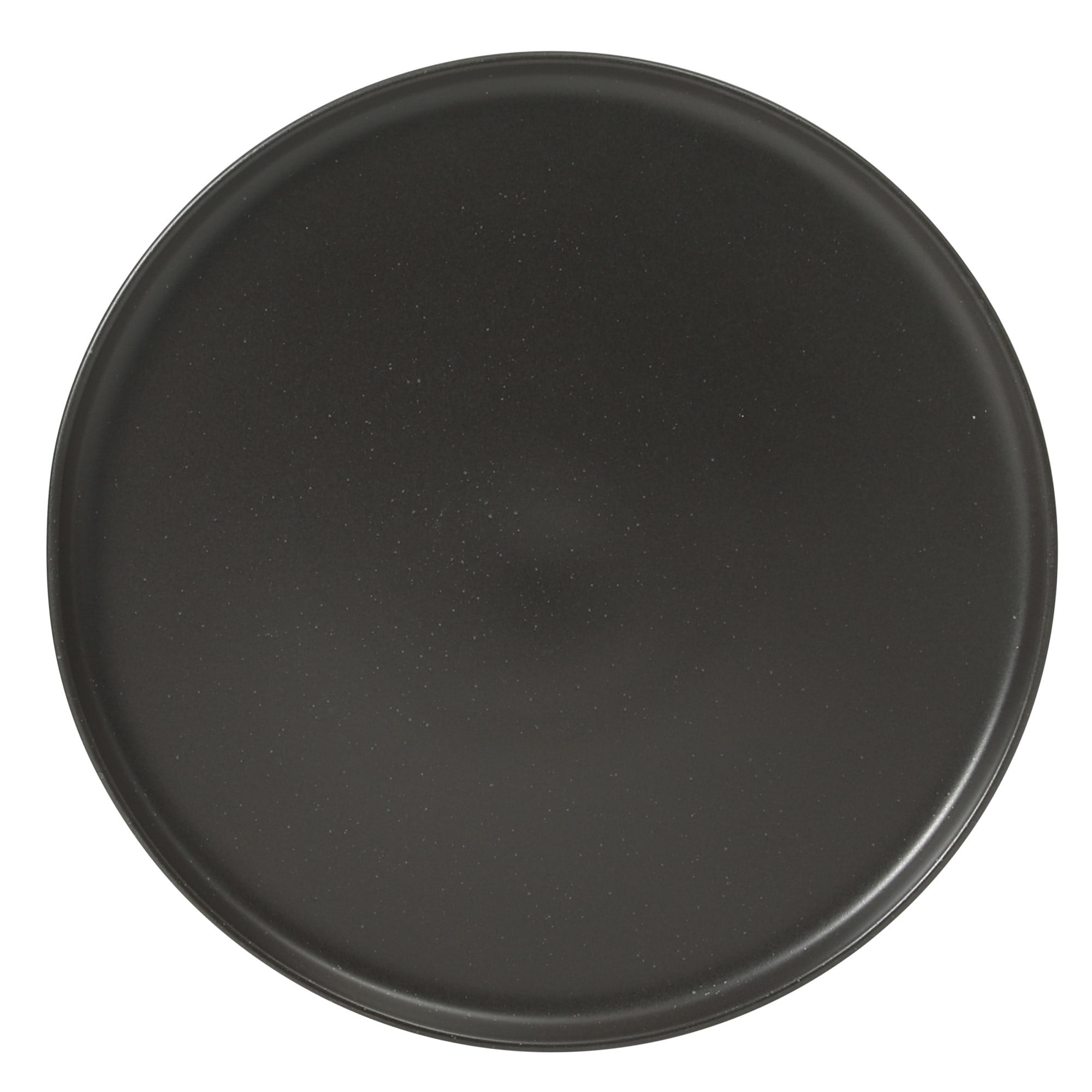 Gibson Elite Overbrook 16-Piece Pottery Clay Stoneware Dinnerware Set – Black Reactive Glaze, Stackable Plates and Bowls W/ Pasta Bowl, Service for 4 – Microwave & Dishwasher Safe