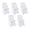 white, variant on Lipstore 5 Pieces Spandex Folding Chair Covers Stretch Chair Covers for Party Banquet black