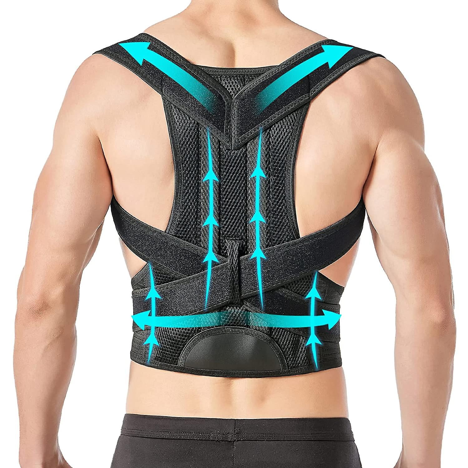 Correcteur de Posture pour Femmes Hommes Support Lombaire Respirant Walmart
