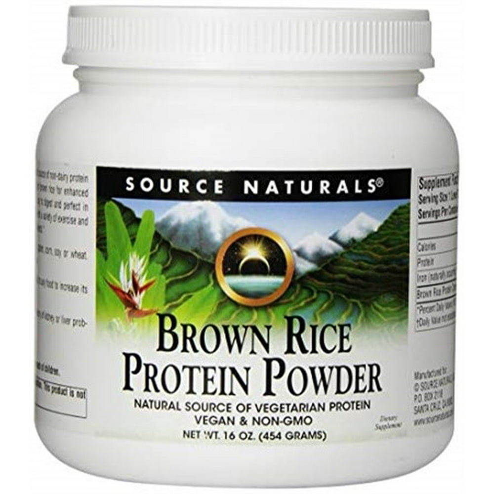 Source Naturals Brown Rice Protein Powder, 1 lb
