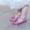 Pink, variant on Toddler Girls Jelly Sandals Butterfly Closed Toe Summer Cute Flats Kids Ankle Strap Confetti Casual Shoes Gold