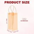 thumbnail image 2 of Uxcell Ice Wine Bag, Portable Collapsible Clear Wine Pouch Cooler Clear Gift Bag with Handles for Champagne Orange, 2 of 7