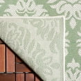 thumbnail image 6 of SAFAVIEH Machine Washable Rug Indoor/Outdoor Bermuda Collection - Bermuda Kingston Floral Indoor/Outdoor Runner Rug, Ivory/Green, 2' x 8', 6 of 6