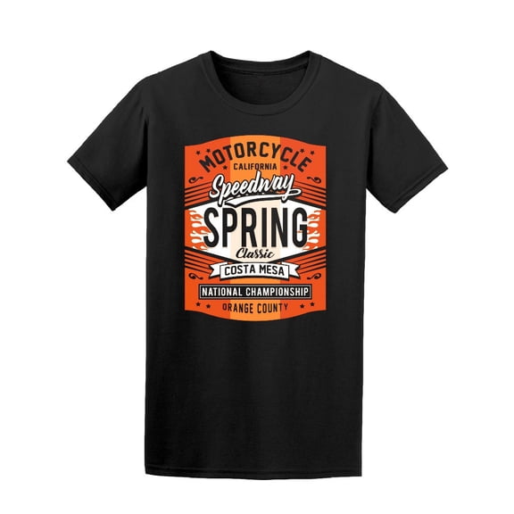 Motorcycle California Speedway T-Shirt Men -Image by Shutterstock, Male 4X-Large