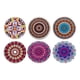 thumbnail image 2 of Posavasos redondos de cerámica absorbente para cocina, 6/8 unidades, con soporte para decoración de mesa de comedor 6 piezas, 2 of 9