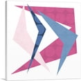 thumbnail image 1 of ARTCANVAS Mid-Century Modern Pink and Blue Boomerangs Canvas Art Print - Size: 36" x 36" (1.50" Deep), 1 of 9