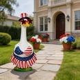 thumbnail image 6 of Nkmbld Patriotic Porch Goose Outfits for 23" Lawn Statue, 4th of July Costume for Plastic/Cement Statue, Spring Sculpture Clothes for Garden Patio Decor, 6 of 9