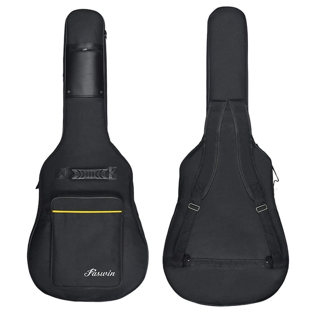 Funda para guitarra acústica Faswin de 41 pulgadas, impermeable, Oxford