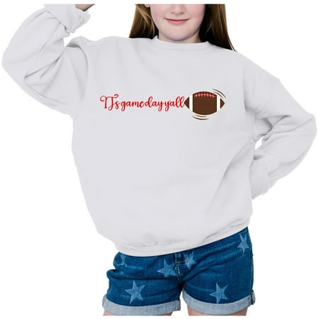 

MIASHUI Girl s Cute Graphic Crew Neck Sweatshirt Long Sleeve Pullover Tops T Shirt White 18-24 Months