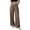 03 Brown Leopard, variant on DOKOTOO Womens Leopard Print Pants Casual Elastic Waist Wide Leg Pants Loose Lounge Trousers with Pockets