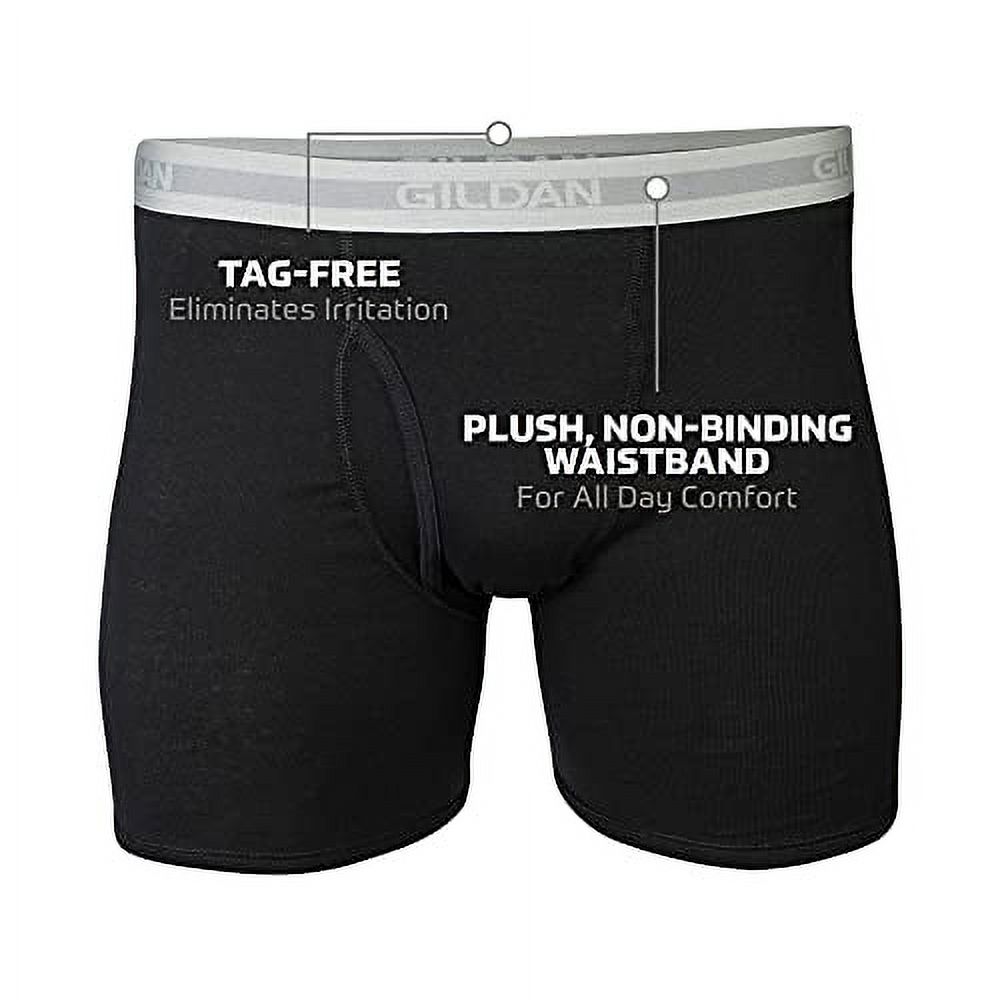 Gildan Men's Short Leg Boxer Briefs, 5-Pack photo 5