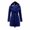 Blue, variant on Azrian Deals Womens Warm Faux Coat Jacket Winter Plaid Long Sleeve Outerwear