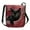 Red, variant on Cat Pattern Crossbody Handbag with Zipper Floral Kitten Kitty Present for Cat Lovers Woman
