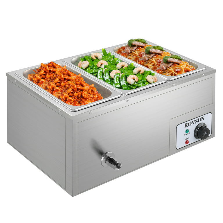 Buffet Heater Luxury Portable Counter Top Yellow Commercial Soup
