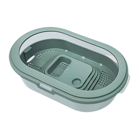 yotijay Turtles Tank Aquarium Feeding Box Amphibians Frog Terrapin Lake Reptile Tank M