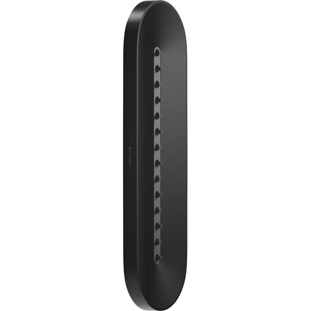Cabezal de ducha KOHLER Statement, oblongo, negro, 14 canales, 2.5 GPM