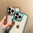 thumbnail image 5 of Funda de silicona transparente a prueba de golpes para iPhone, carcasa dura de acrílico para iPhone 15, 14, 13, 12 Mini, 11 Pro, XS, Max, X, XR, 7, 8 Plus, 5 of 5