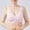 Pink, variant on Women Cotton Front Button Bra, Snap Comfort Sleep Bra Easy Close Bras Wireless Seamless T-Shirt Bra Nature Cotton Soft Cup Wireless Front Snap Close Bras, Light Ashy
