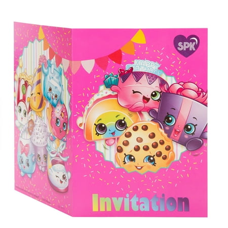 Shopkins Invitations, 8ct