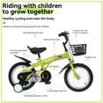 thumbnail image 3 of 16" Kids Bike with Training Wheels, SHINPT Kids Bicycle for Boys and Girls, 16inch Bike for Kids Ages 5-8 with Adjustable Saddle&Handlebar, Girls Bike for Toddlers for Outdoor, Park, Neighborhood, 3 of 11