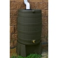 thumbnail image 3 of Good Ideas Rain Wizard 50 Gallon Plastic Rain Water Collection Barrel Stand, Oak, 3 of 3