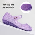thumbnail image 5 of Ecetana Girls Jelly Sandals Princess Costumes Flats Shoes Cosplay Birthday Party Dress Up Shoes for Kids Toddler, 5 of 7