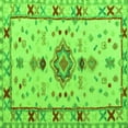 thumbnail image 1 of Ahgly Company Indoor Square Oriental Green Traditional Area Rugs, 3' Square, 1 of 4