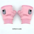 thumbnail image 2 of TELOLY 2026 New Portable Heated Gloves,Fingerless Hand Warmers for Women&Men-Usb Rechargeable,Fast-Heating,3 Heat Settings,Lightweight&Compact for Indoor/Outdoor Use,Safe 40°C,Type-C Charging Pink, 2 of 8