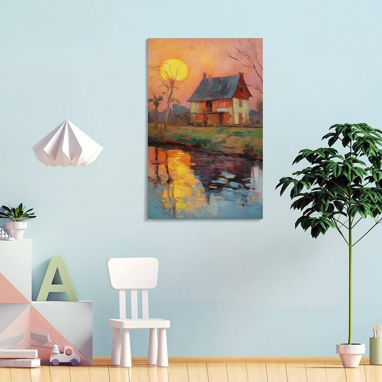 Alfred Sisley Print Painting (77) Home Decor Poster Wall Art