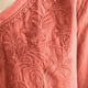 thumbnail image 5 of Camisas de Cuello en V de Manga Corta para las Mujeres Lino Blusas Bordadas Ajuste Suelto Verano Casual Tops de Cuello Redondo, 5 of 5