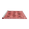 thumbnail image 2 of Ahgly Company Machine Washable Indoor Rectangle Abstract Red Modern Area Rugs, 2' x 5', 2 of 4