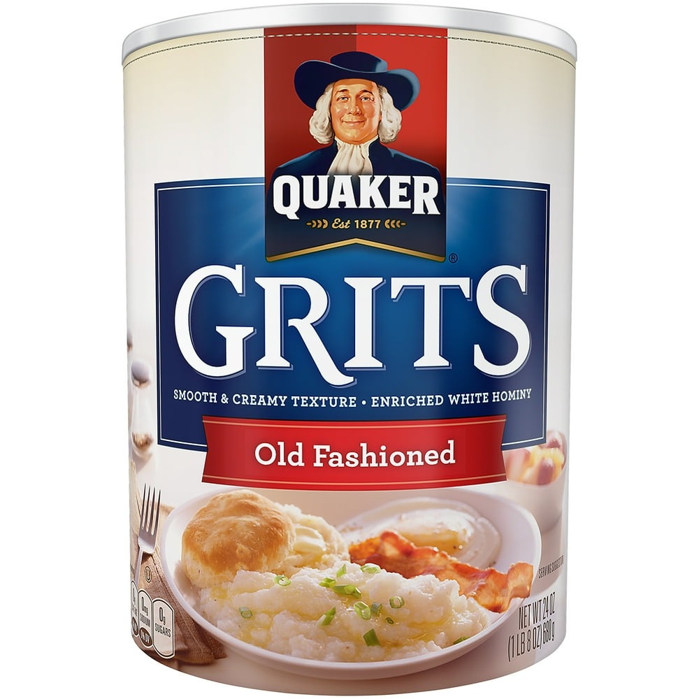Quaker Old Fashioned Grits, 24 oz Canister
