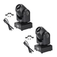 thumbnail image 5 of 2Pcs Moving Head 120W 8Gobo Stage Lighting RGBW LED DMX Beam Disco Party Light, 5 of 12