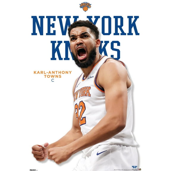 NBA New York Knicks - Karl-Anthony Towns Feature Series 25 Wall Poster, 22.375" x 34"