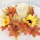 thumbnail image 1 of Corona de puerta de Halloween, guirnalda de hojas de arce, corona de otoño e invierno para Navidad, Acción de Gracias, adorno decorativo para el hogar, anillo de vela de plástico, 1 of 6