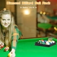 thumbnail image 3 of 2 Pièces en Plastique de Billard Rack Adapter Boules de Taille 2-1/4 Pouces, 8-Ball Triangle Rack et 9-Ball Diamant en Forme de Billard Rack pour Billard Table (Noir), 3 of 7