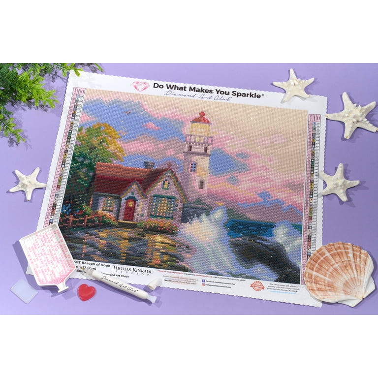 DIAMOND ART CLUB® Beacon of Hope Diamond Painting Kit, Fun DIY
