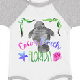 thumbnail image 4 of Inktastic Cocoa Beach Florida Cute Swimming Manatee Boys or Girls Baby Bodysuit, 4 of 5