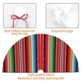 thumbnail image 7 of Cauagu 48" Christmas Tree Skirt Mexican Serape Blanket Stripes Pattern Christmas Tree Decorations Tree Mat for Xmas Decorations Occasion Holiday Home Decor -48", 7 of 7