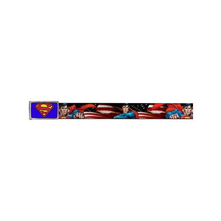 Superman DC Comics Superhero Flying Pose Web Belt (Best Bags For Flying)