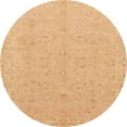 thumbnail image 1 of Ahgly Company Indoor Round Abstract Orange Abstract Area Rugs, 4' Round, 1 of 6