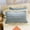 Blue, variant on Coollooc Ruffle Pillow Covers 18.89 x 29.13, 2 Pack Pillow Shams European Farmhouse Lace Shabby Soft Breathable Bridal Throw Pillow Cover for Couch Sofa Home Decor
