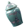 thumbnail image 4 of GUOOL Ceramic Ginger Jar Flowerpot Tea Canister Container Candy Jar Table Centerpieces S, 4 of 9